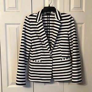 Express black and white blazer size small